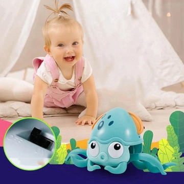 КРУИНГ БЕГУЩИЙ Осьминог ИНТЕРАКТИВНАЯ ИГРУШКА ДЛЯ РЕБЕНКА