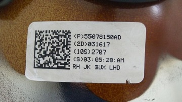 JEEP WRANGLER JK 07-16 PŘEDNÍ PRAVÁ SVĚTLO