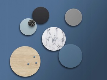 KOŁO MAGNETYCZNE SZKŁO Z MAGNESEM CZARNE NAGA