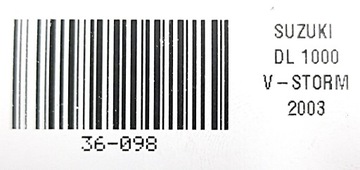 SUZUKI DL 1000 V-STROM 02-10 WAHACZ TYŁ TYLNI