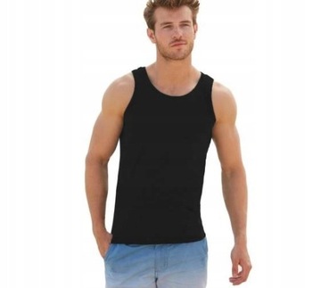 KOSZULKA NA RAMIĄCZKACH TANK TOP FRUIT BLACK XL