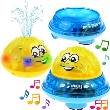 FONTANNA ZABAWKA DO KĄPIELI TRYSKAJĄCE UFO