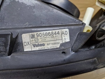 OPEL VECTRA B 1999 SVĚTLO PŘEDNÍ LEVÝ