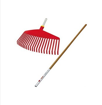 Trzonek jesionowy ZM140 + miotła plastikowa Ui-M