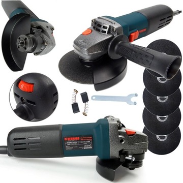УГЛОВАЯ ШЛИФМАШИНА С РЕГУЛИРУЕМОЙ СКОРОСТЬЮ BERHARD + ДИСКИ