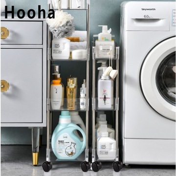 МОБИЛЬНЫЙ КНИЖНЫЙ ШКАФ КУХНЯ ВАННАЯ ПОЛКА ШКАФ НА КОЛЕСАХ 3 ЯРУСА 12СМ