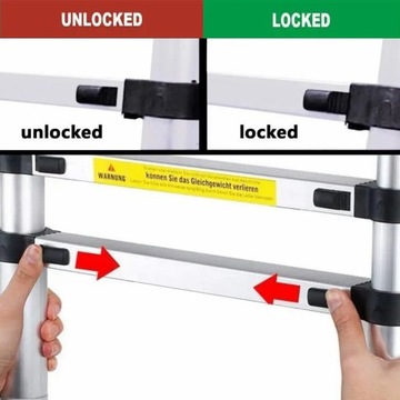 Лестница алюминиевая 6М6, двусторонняя, универсальная, складная + сумка для инструментов