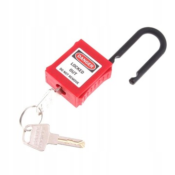 6 . Сверхмощный навесной замок с блокировкой Tagout Lock