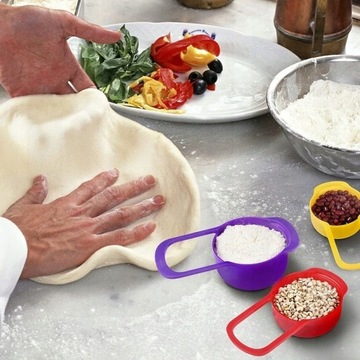 Кухонные мерные стаканчики, набор из 6 полезных мерных стаканчиков.