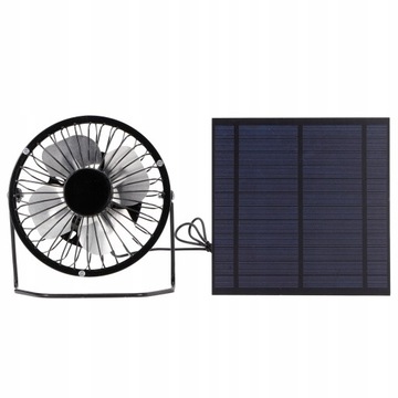 Mini panel słoneczny 5W z przenośnym wentylatorem