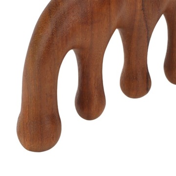 ДЕРЕВЯННАЯ САНДАЛИЯ ГУА ША ГРЕССЕНКА ДЛЯ МАССАЖА ГОЛОВЫ