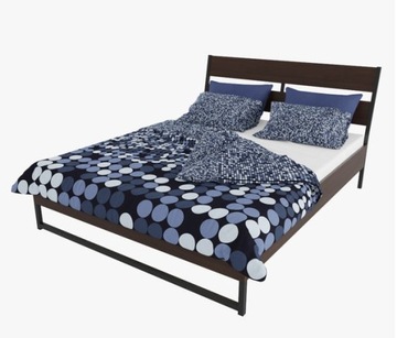 Łóżko Podwójne Ikea TRYSIL 160x200 biały