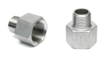 REDUKCJA ADAPTER ZŁĄCZKA NIERDZEWNA 1'' x 1/2'' INOX 316L
