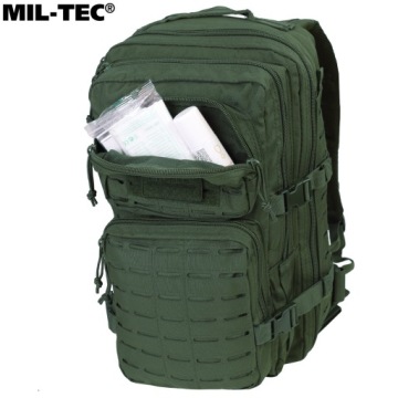 Рюкзак военный тактический туристический Mil-Tec Assault Laser Cut 36л Оливковый