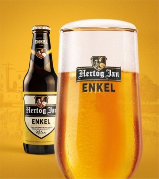 HERTOG JAN ENKEL BEER szklanka POKAL 25cl HOLANDIA