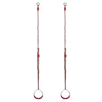 Kids Gymnastic Gym Rings With Buckle Rings Straps Strength Training