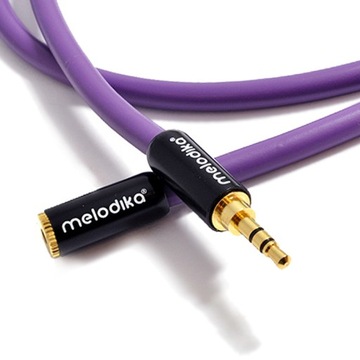 Melodika MDPMJ30 Стерео удлинитель мини-джек 3,5 мм вилка-розетка - 3 м