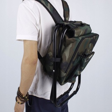 СКЛАДНОЙ СТУЛ ДЛЯ РЫБАЛКИ С РЮКЗАКОМ 2в1