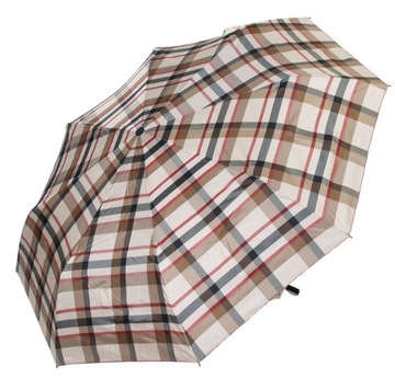 Parasol Doppler Carbonsteel beżowa znana kratka .