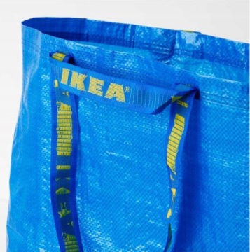 IKEA Frakta — средняя сумка синего цвета, 36 л