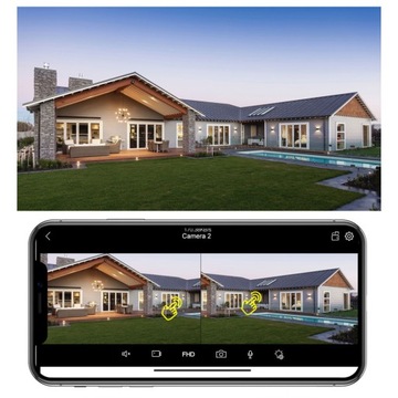 ZEWNĘTRZNA OBROTOWA KAMERA IP WIFI 6MPX 4K ULTRA HD 4x ZOOM DO MONITOROWANIA PL