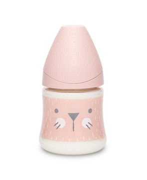 SUAVINEX BUTELKA HYGGE 150ML KOTEK RÓŻOWY WOLNY