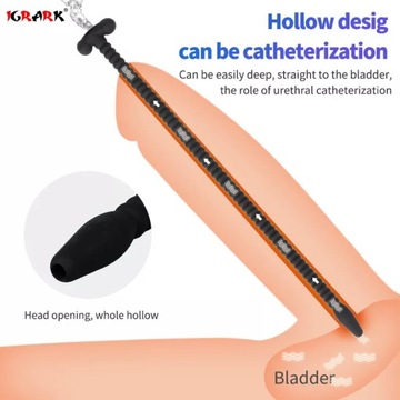 Nowy silikonowy cewnik cewki moczowej Dilator sty