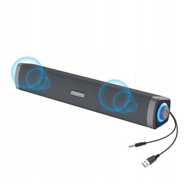 ЗВУКОВАЯ БАР КОМПЬЮТЕР ДИНАМИК НОУТБУК ПК RGB USB