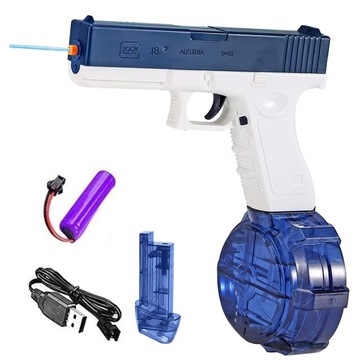 PISTOLET NA WODĘ ELEKTRYCZNY AUTOMATYCZNY 434CC+58CC DWA MAGAZYNKI