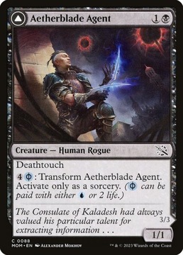 MtG: Aetherblade Agent // Gitaxian Mindst... (MOM)