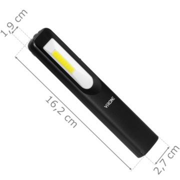 АККУМУЛЯТОРНЫЙ СВЕТОДИОДНЫЙ ФОНАРЬ 3Вт 1200мАч USB + МАГНИТ