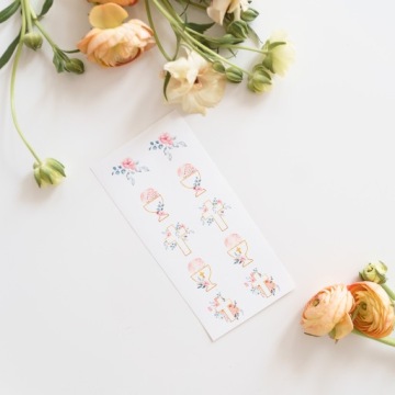 Наклейки таинств для причастия крещения конфирмации свадьбы 10 шт.