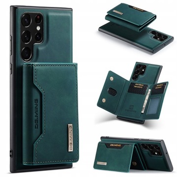 Etui-portfel do Samsunga Galaxy S23 Ultra/zielony