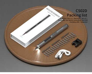 ЭЛЕКТРИЧЕСКАЯ ТОЧНАЯ ОТВЕРТКА CS02D СВЕТОДИОДНАЯ ОТВЕРТКА