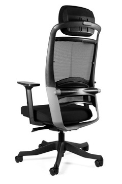 Fotel Biurowy FULKRUM Czarny Krzesło Unique Ergon