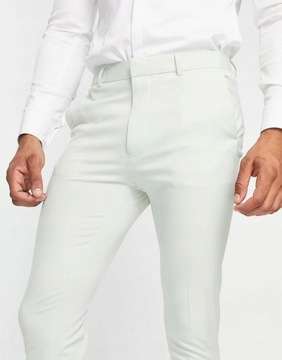 Asos Design NG3 jsb ELEGANCKIE SPODNIE SUPERSKINNY 34/32