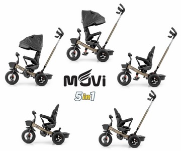 Трехколесный велосипед MILLY MALLY Movi gold 5в1