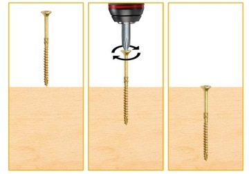 СТОЛЯНЫЕ ВИНТЫ ПО ДЕРЕВО 4x35 TORX 200 шт. CS 04035 DOMAX