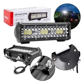 LAMPA ROBOCZA HALOGEN LED PANEL 120W 12-24V 2100LM