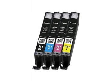 ORYGINALNY TUSZ CANON CLI-551 CMYK MG5650 iP7250