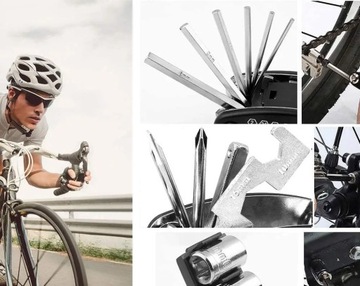 НАБОР ВЕЛОСИПЕДНЫХ КЛЮЧЕЙ МУЛЬТИТУЛЬНЫЕ КЛЮЧИ 16 В 1
