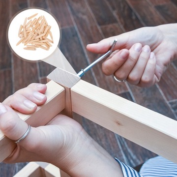 Дюбели столярные для деревообработки Наклонный шаблон для дюбелей
