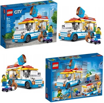 LEGO CITY 60253 ФУРГОН-МОРОЖЕНОЕ СО СКЕЙБОРДОМ В ПОДАРОК