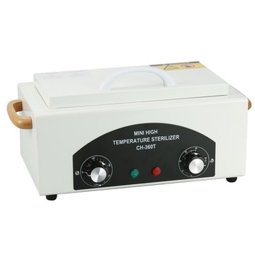 Высокотемпературный стерилизатор со съемным резервуаром из нержавеющей стали.