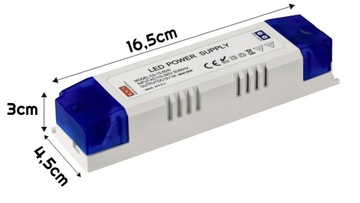 БЛОК ПИТАНИЯ СВЕТОДИОДОВ 12В МЕБЕЛЬНЫЙ 5А 60ВТ ДЛЯ СВЕТОДИОДНОЙ ЛЕНТЫ Трансформатор
