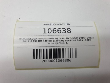 HNÍZDO PORT USB C ZAPALOVAČ KODIAK 2021 EVROPA
