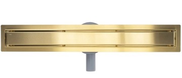 ODPŁYW LINIOWY ZŁOTY 70 cm SZCZOTKOWANY ODWODNIENIE REA NEOX PRO GOLD