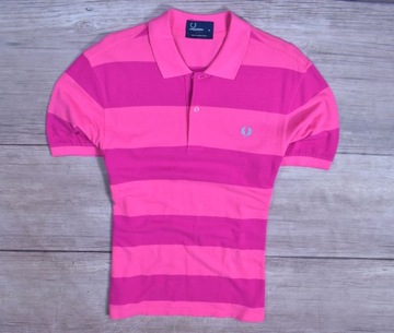 FRED PERRY Męska Koszulka Polo w Paski / M