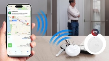 GPS-локатор MiLi MiTag + черный чехол также подходит для AirTag