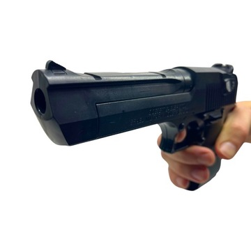 PISTOLET NA KULKI PLASTIKOWE DESERT EAGLE IMITACJA BRONI METALOWA RĘKOJEŚĆ